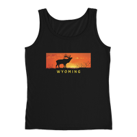 Wyoming Elk Sunset - Women's Tank