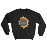 Eclipse Watercolor Burst Sweatshirt - Unisex