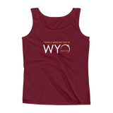 "I Totally Blacked Out in WYO" 2017 Solar Eclipse - Women's Tank