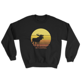 Wyoming Sun Moose Sweatshirt - Unisex
