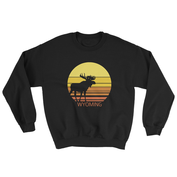 Wyoming Sun Moose Sweatshirt - Unisex