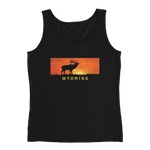 Wyoming Elk Sunset - Women's Tank