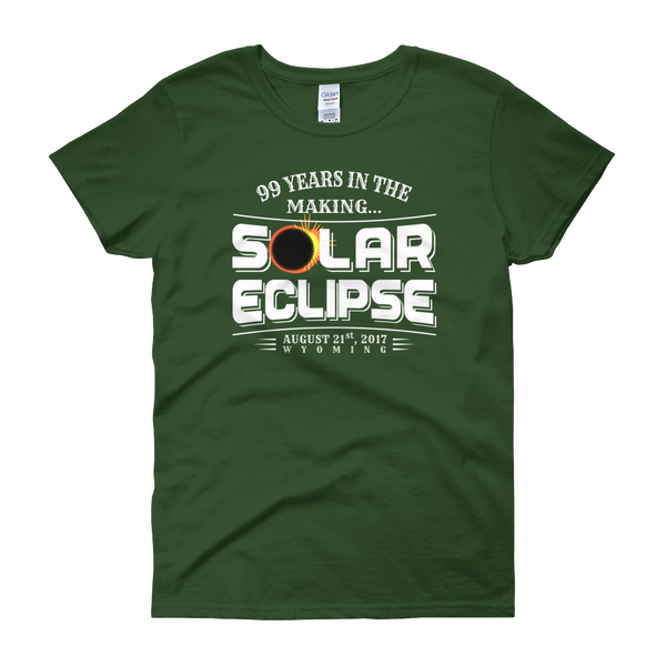 WYOMING "99 Years in the Making" Eclipse - Women's Short Sleeve