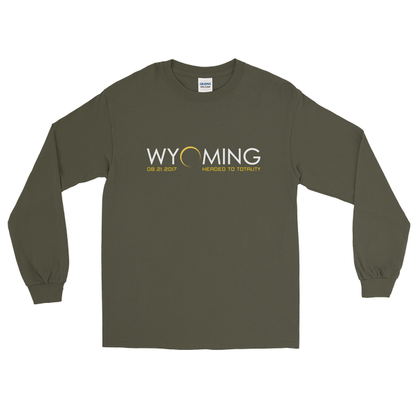 "Headed to Totality" Wyoming - Men's/Unisex Long Sleeve