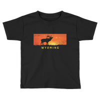 Wyoming Elk Sunset - Kid's/Toddler Short Sleeve